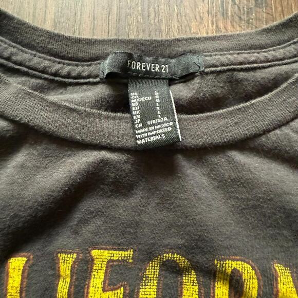 Forever 21 California Graphic Tee Black T-Shirt Women’s Size L - Picture 4 of 5